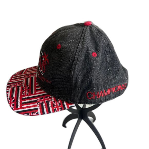 Double Portion HTWS Hawaii Champions Snapback Hat Hawaiian Flag Brim - Picture 5 of 6